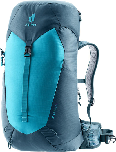 Çantë shpine hiking Deuter AC Lite SL 28L, sistem Aircomfort, për gra, blu