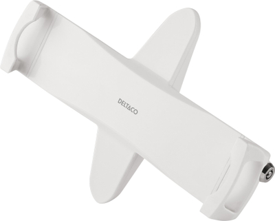 Mbajtëse tableti Deltaco Lockable VESA Adapter Clamp, 7.9" 12.5", me bravë, e bardhë