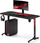 Tavolinë gaming Diablo X-mate 1400, 140cm, me mbajtëse dhe pad, e zezë