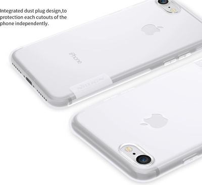 Kuti Nillkin Transparent Pro për iPhone 7 8 SE 2020, TPU, e tejdukshme