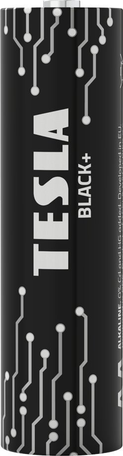 Bateri alkaline Tesla R6 AA BLACK+, 1.5V, pako 10 copë
