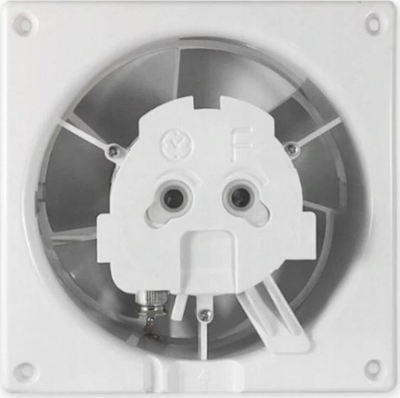 Ventilator muri a tavanit airRoxy Home dRim FI 100 TS BB, me timer, me kushineta me toptha, i bardhë