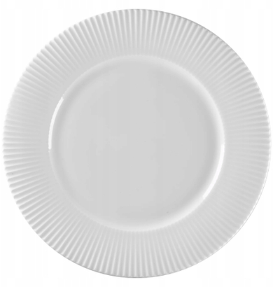 Pjatë e sheshtë RAK Spectra 12.8", porcelan, ngjyrë bone