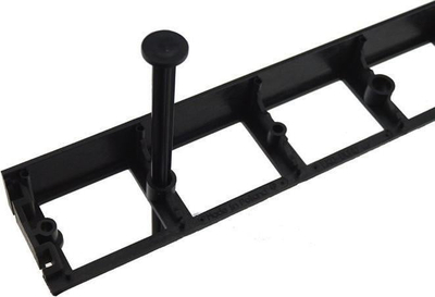 Kunj fiksimi për kopsht Anchor-pin Black, 25 cm, 50 copë, i zi