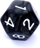 Set zarfash RPG Rebel Pearl, 7 copë, efekt perle, të zinj