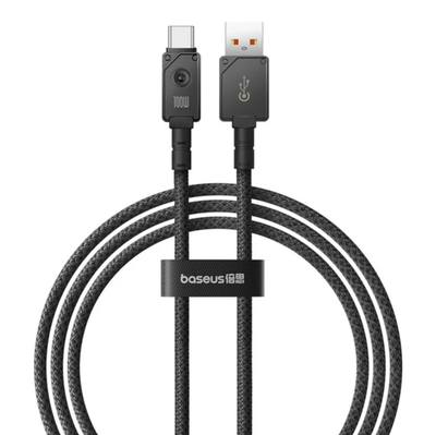 Kabllo Baseus Unbreakable USB A në USB C, 1m, 20W, e zezë