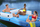 Rafat fryrës Bestway Hydro Force Floating Island, 305x186x58 cm, me tendë dielli, blu e verdhë