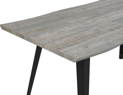 Tavolinë ngrënie Beliani WITNEY, 160x90 cm, MDF, gri