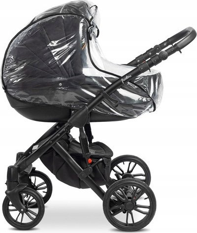 Mbulesë shiu për karrocë Caretero Stroller Raincoat, universale, transparente