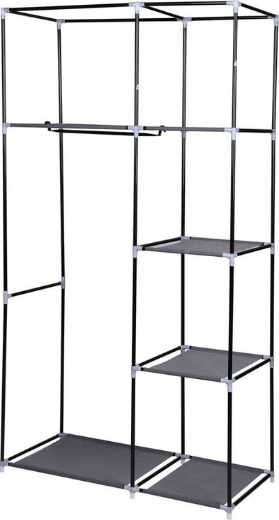 Dolap tekstil Saska Garden Ornament, 90x45x170 cm, me zinxhir, i zi