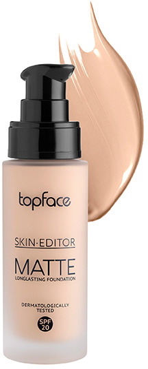 Pudër e lëngshme Top Face Found Matte Skin Editor, 005