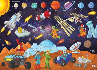 Puzzle edukativ Jako Publishing House Kosmos, 70 copa, shumëngjyrësh