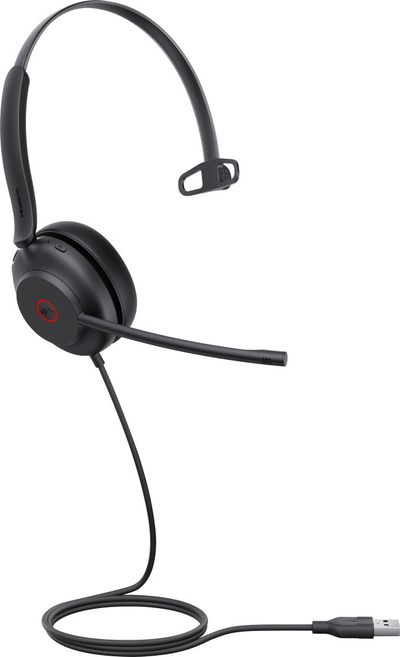 Kufje Yealink UH35 Mono Teams, USB A, për kompjuter, të zeza