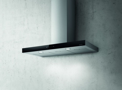 Oxhak aspirues Elica JOY 90 BLK, 90cm, ndriçim LED, inox me xham të zi