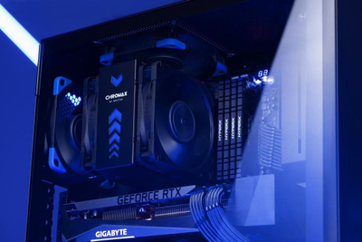 Kapak zbukurues për ftohësen e procesorit Noctua NA-HC7 chromax.black.swap, alumin, i zi