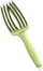 Furçë flokësh Olivia Garden Fingerbrush Dolce Vita, me qime derri dhe najloni, pistachio