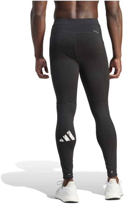 Pantallona të ngushta sportive Adidas Run It Tight SN51, për vrapim, i zi