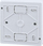 Panel elektrik sipërfaqësor Adelid RM-NT-04T, 4 module, i bardhë