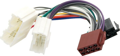Adapter radio Blow 0294, për Volvo S40 V40 S70 V70, lidhje ISO, i zi