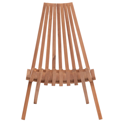 Karrige lounge palosëse SHIGAO HM18112, dru teak, 61×88.5×89 cm, ngjyrë natyrale