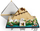 Set LEGO Architecture Pyramid of Cheops 21058, model dekorativ, për të rritur, shumëngjyrësh