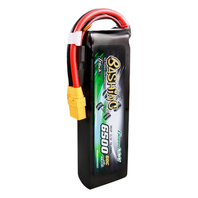 Bateri LiPo Gens Ace Bashing 6500mAh, 11.1V 60C, XT90, e zezë