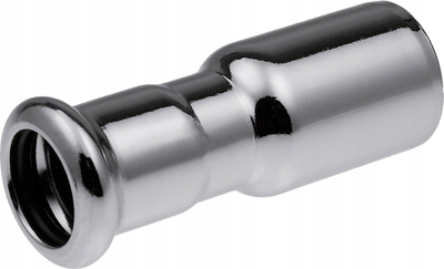 Reduktor çeliku KAN-therm Nypl, 88.9mm, 66.7mm, i argjendtë