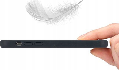 Mbulesë telefoni MX Eco për iPhone 7/8/SE 2020, nga TPU biodegradues, e zezë
