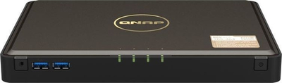 Сервер NAS Qnap TBS-464-8G, Intel Celeron, 8GB RAM, црн
