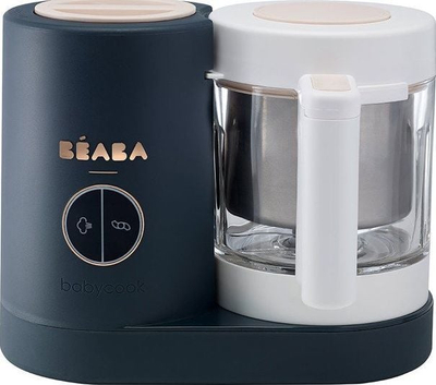 Мултикукер Beaba Babycook Neo, сад од стакло, корпа од не'рѓосувачки челик, сива