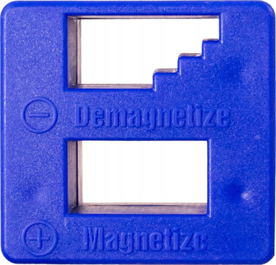 Magnetizues demagnetizues për kaçavida dhe vida, mjet dore, i gjelbër