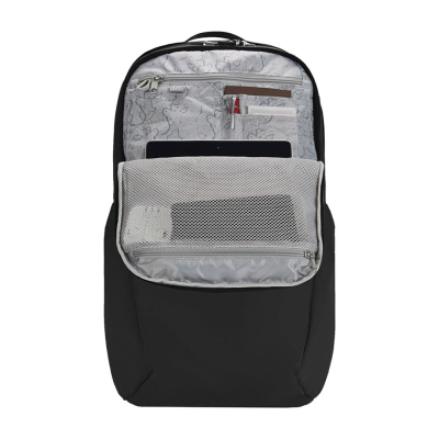 Çantë shpine Pacsafe Vibe 25L, kundra vjedhjes, për laptop 16\", e zezë