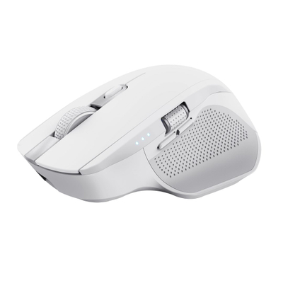 Maus Trust Ozaa+, RF Wireless + Bluetooth, 3200 DPI, i bardhë
