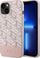 Mbulesë telefoni Guess GCube Stripes MagSafe për iPhone 14 Plus, hard case, rozë