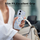 Mbështjellës telefoni Tech-Protect FlexAir MagSafe për iPhone 17, TPU, transparent, motiv Daisy With Leaves