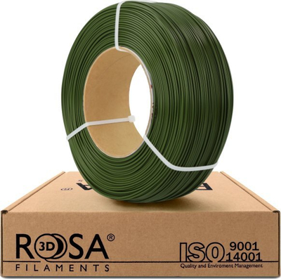 Filament 3D PLA Rosa3D Refill Starter, 1kg, Army Green