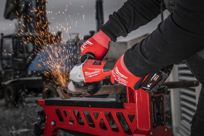 Brushe këndore Milwaukee M18 BLSAG125X-0, 125mm, pa kabllo, e kuqe