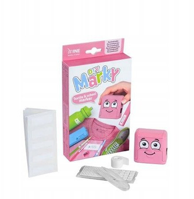 Set vulosjeje COLOP DIY Marky Printer C20, vetëngjyrosës, rozë
