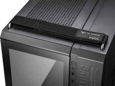 Kasë Asus TUF Gaming GT502 PLUS TG ARGB, e zezë, Midi Tower