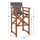 Stol bari drejtori arre me jastëk pvc gri (HM10374.10), gri