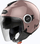 Helmetë hapur Airoh Helios Color, me vizor dielli, përgatitur për Bluetooth, rozë, L