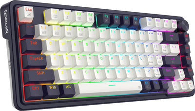 Tastierë gaming Redragon K673 Pro, 75%, wireless 3 në 1, RGB, switch i kuq