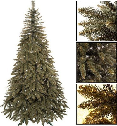 Pemë artificiale Krishtlindjeje Springos Premium, 150cm, bredh kaukazian, jeshile