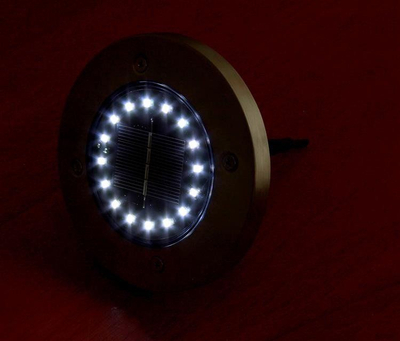 Llambë kopshti solare ZD50E, 16 LED, IP67, dritë e bardhë