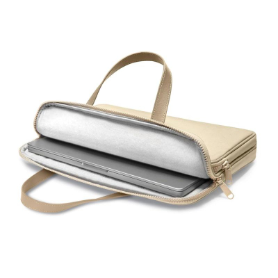 Çantë laptopi Tech-Protect Carrying Bag, 15-16", që s’e zë uji, bezhë