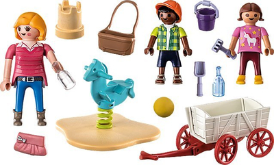 Set lojrash Playmobil City Life Starter Pack Daycare 71258, 25 copa, për mosha 4-10 vjeç, shumëngjyrësh