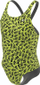 Kostum noti për goca Nike Hydrastrong Multiple Prints Jr NESSC755 312, njëpjesësh, jeshil