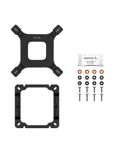Ftohës CPU DeepCool AG400 BK ARGB V2, 120mm, me ndriçim ARGB, i zi