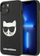 Mbrojtëse telefoni Karl Lagerfeld KLHCP13SCH3DBK, iPhone 13 mini 5.4", hardcase, e zezë