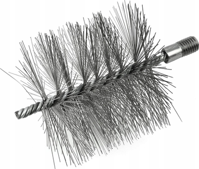 Furçë për oxhak Geko Chimney Brush Ramrod Fi 90mm, diametër 90mm, fijë çeliku, gri